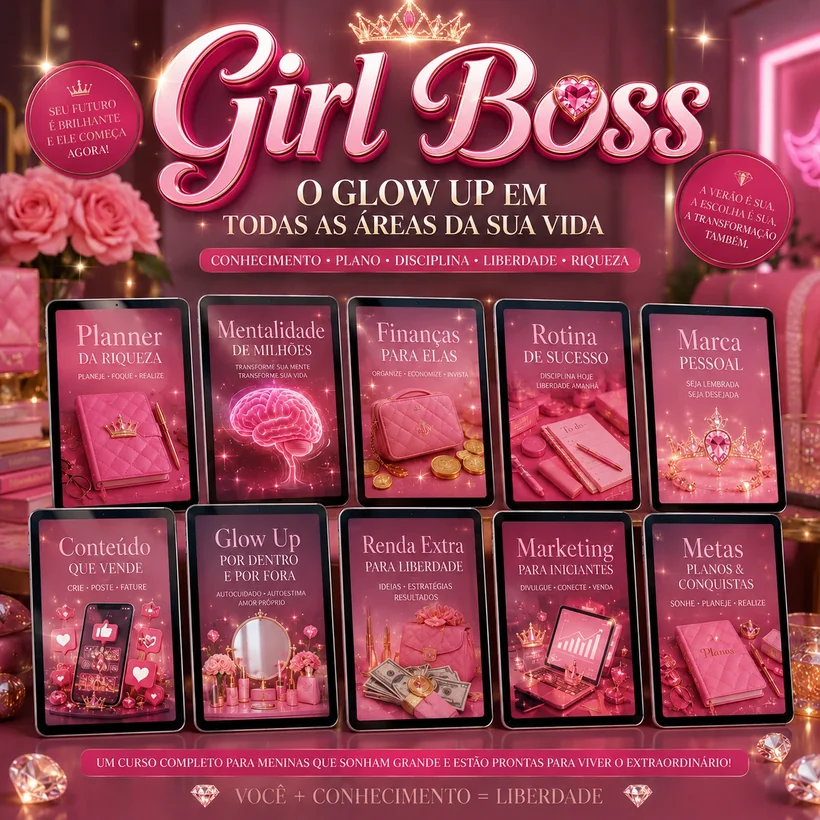 Girl Boss — o glow up em todas as áreas da sua vida